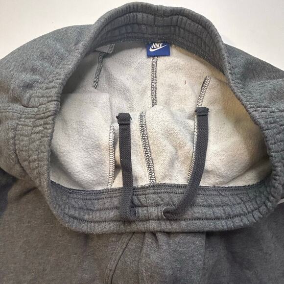 Nike men's medium heather gray blue label sweat pant joggers size L - Picture 5 of 8